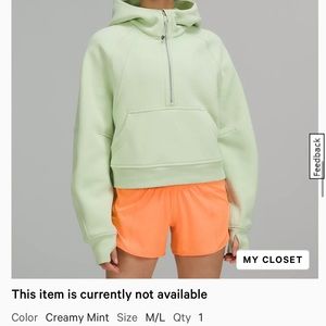 Lululemon Scuba Oversized Half Zip Hoodie